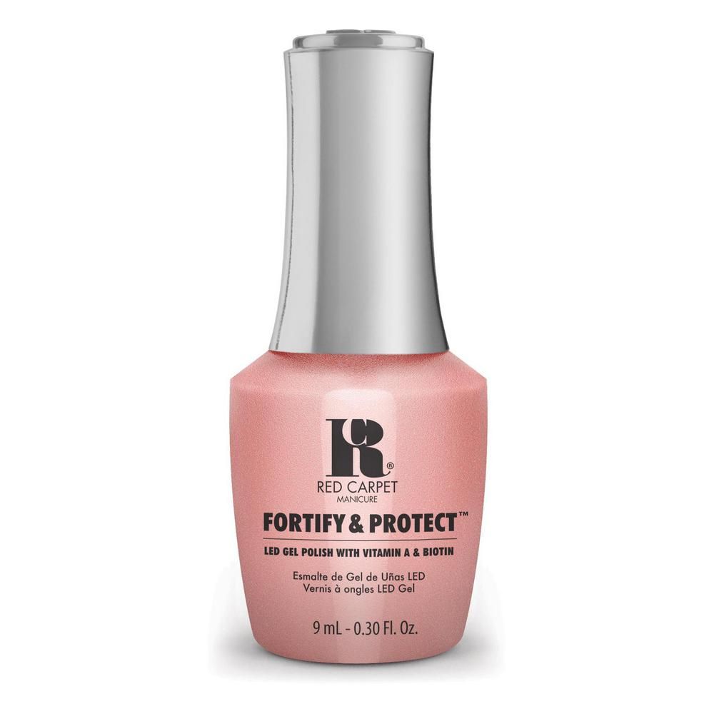 red carpet manicure Fortify & Protect Teahouse Traveler LED Nail Gel Color 0.3 fl oz