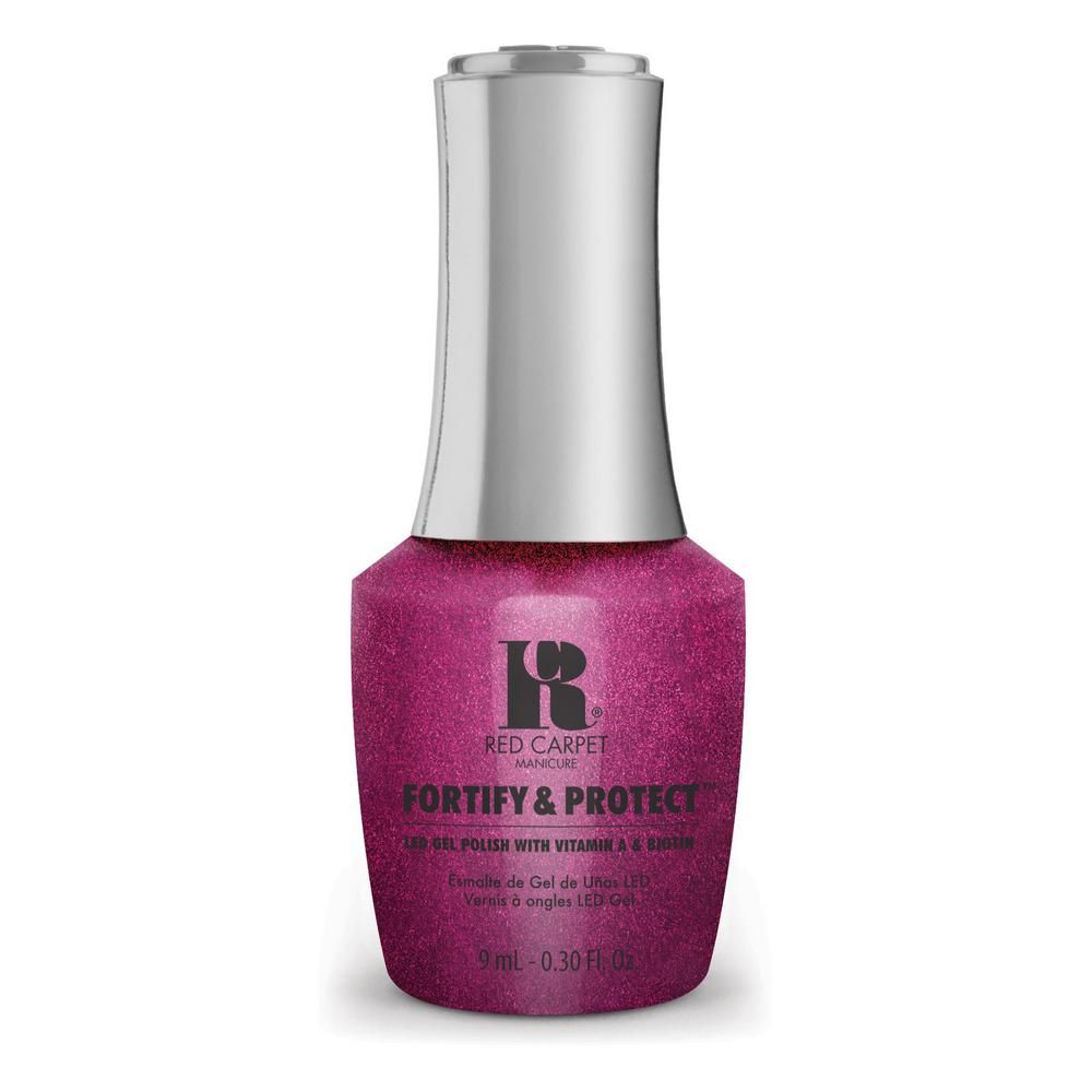 red carpet manicure Fortify & Protect Up Close and Personal LED Nail Gel Color 0.3 fl oz