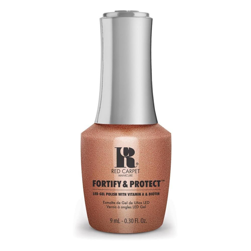 red carpet manicure Fortify & Protect Very Versailles LED Nail Gel Color 0.3 fl oz