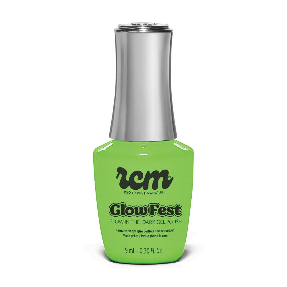 red carpet manicure Glow Fest Dew You Glow LED Nail Gel Color 0.3 fl oz
