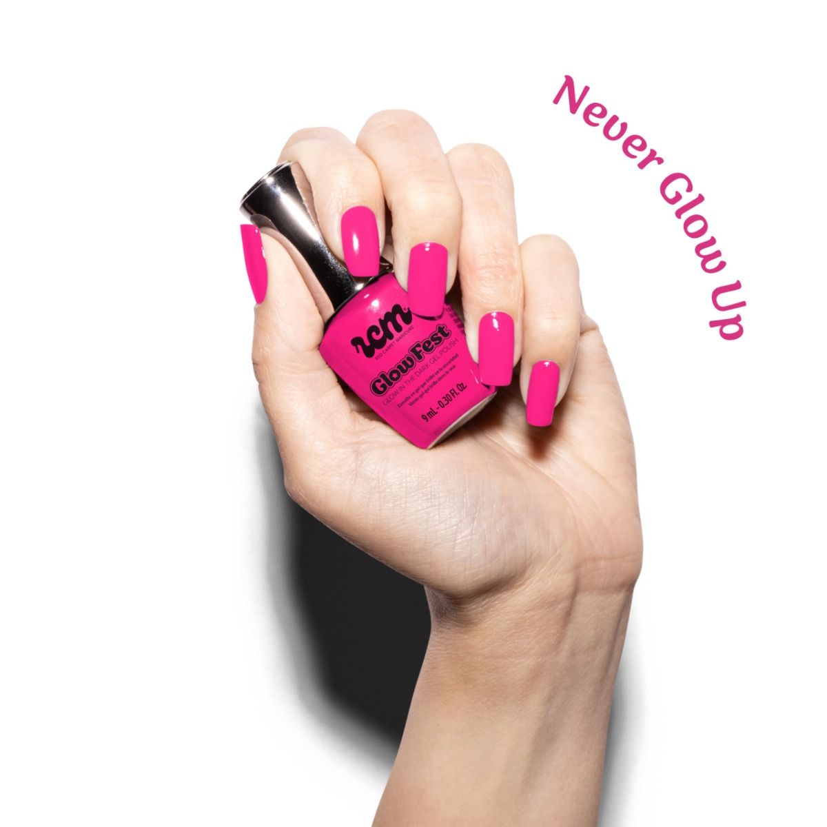 Red Carpet Manicure Glow Fest Never Glow Up LED Nail Gel Color 0.3 Fl Oz