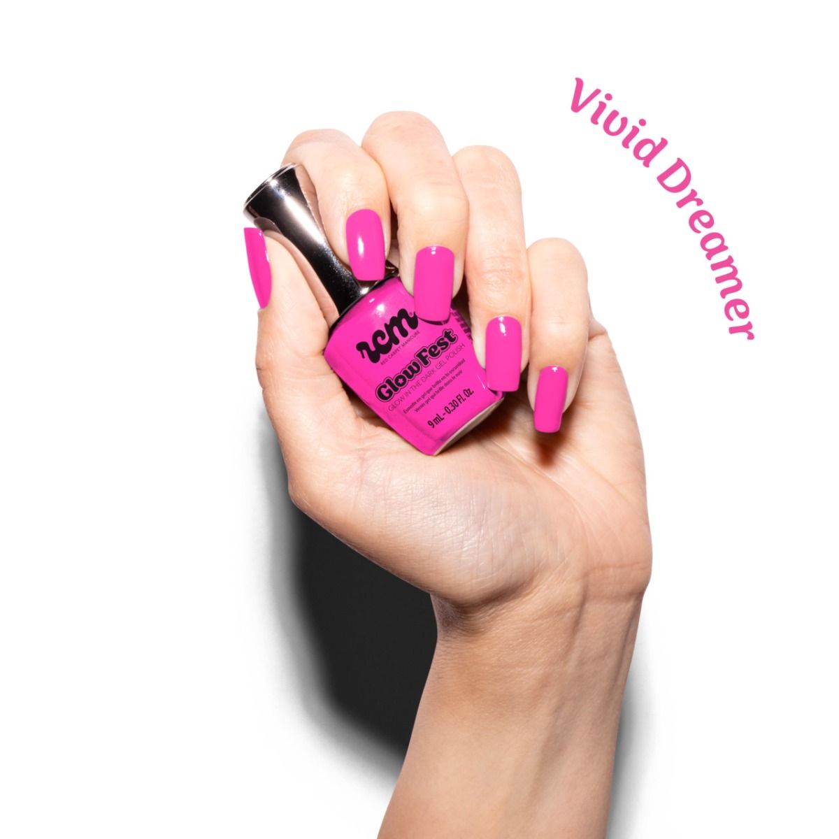 Red Carpet Manicure Glow Fest Vivid Dreamer LED Nail Gel Color 0.3 Fl Oz