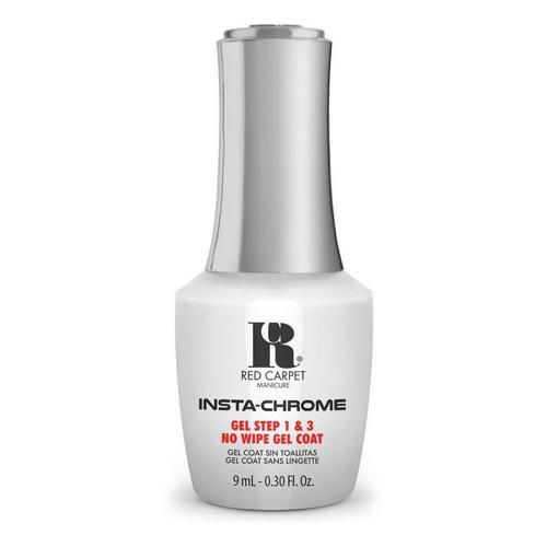 red carpet manicure Insta-Chrome Gel Step 1 & 3 | No Wipe Gel Coat