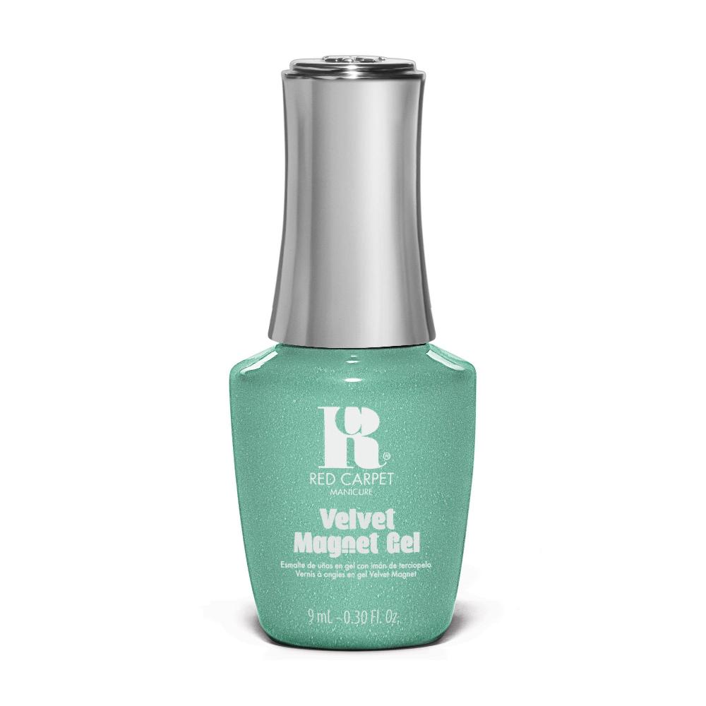 red carpet manicure Mint Magnetism Velvet Magnet Gel 0.3 fl oz