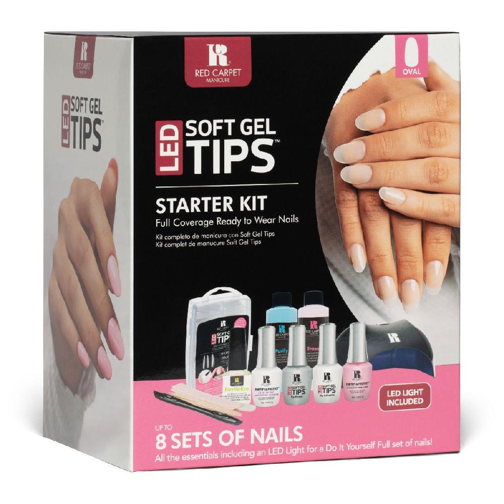 Red Carpet Manicure LED SOFT GEL STARTER KIT - OVAL