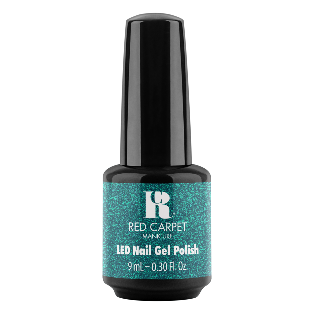 red carpet manicure Shimmering Gown LED Nail Gel Polish 0.3 fl oz