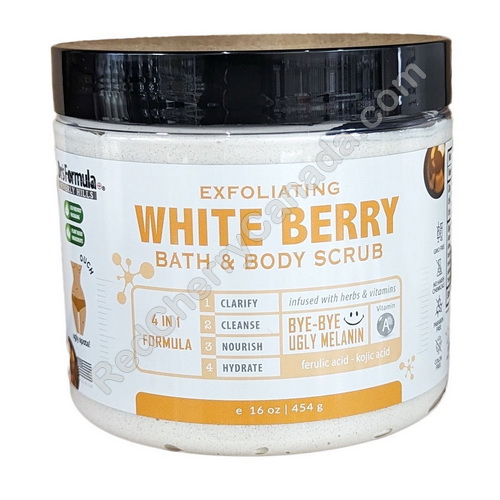 red cherry lashes Bath Body Scrub White Berry 16 oz