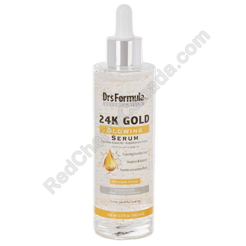 red cherry lashes Drs Formula 24K Glowing Serum 100 ml