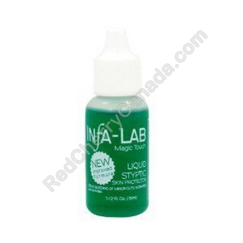 red cherry lashes Infa Lab Liquid Styptic Bottles .5 oz