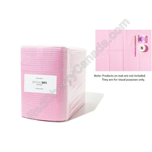 red cherry lashes KS Disposable Nail Mats 125 pcs/Pack