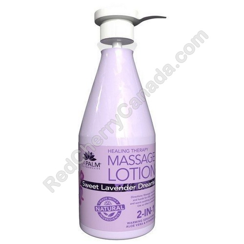red cherry lashes La Palm Lotion Massage Lavender 24 oz