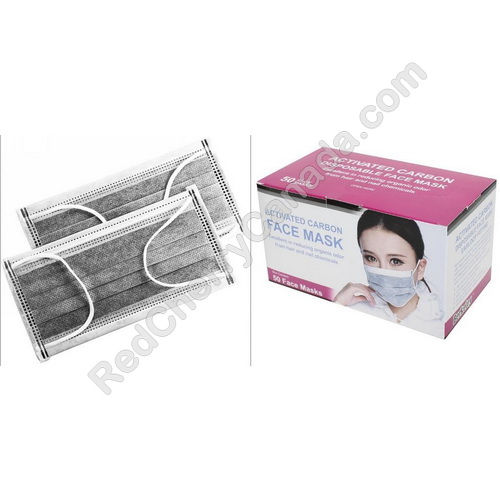 red cherry lashes Berkeley Carbon Earloop Mask