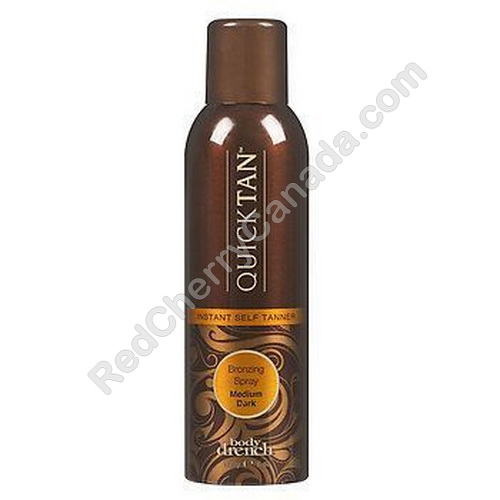 red cherry lashes Body Drench Quick Tan Spray 6 oz