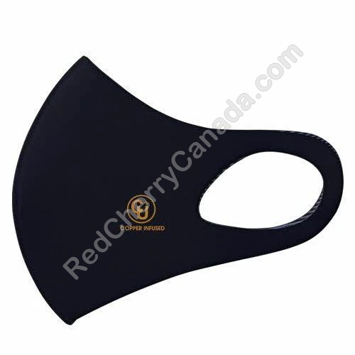 red cherry lashes Copper Mask Black