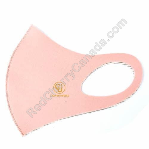 red cherry lashes Copper Mask Light Pink