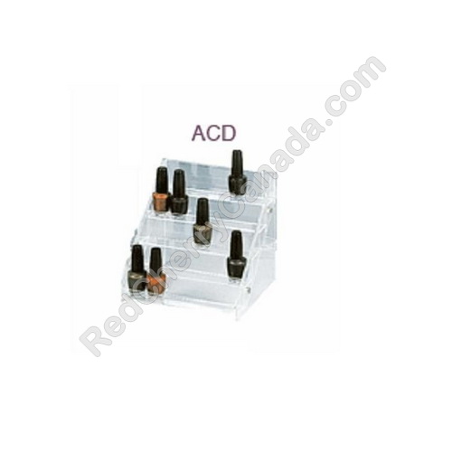 red cherry lashes Counter Polish Display 50