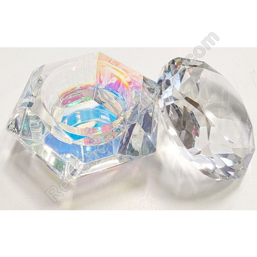 red cherry lashes Crystal Jar Diamond Clear