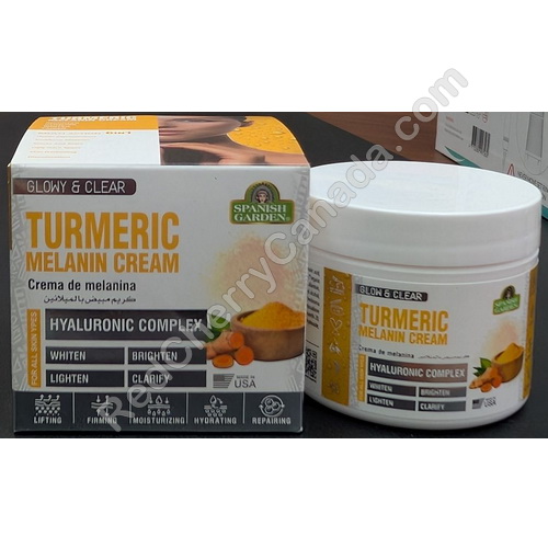 red cherry lashes HS Melanin CreamTumeric 2 oz