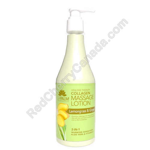 red cherry lashes La Palm Lotion Ginger 8 oz