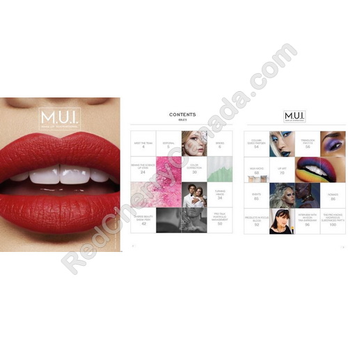 red cherry lashes M.U.I Magazine Issue 5