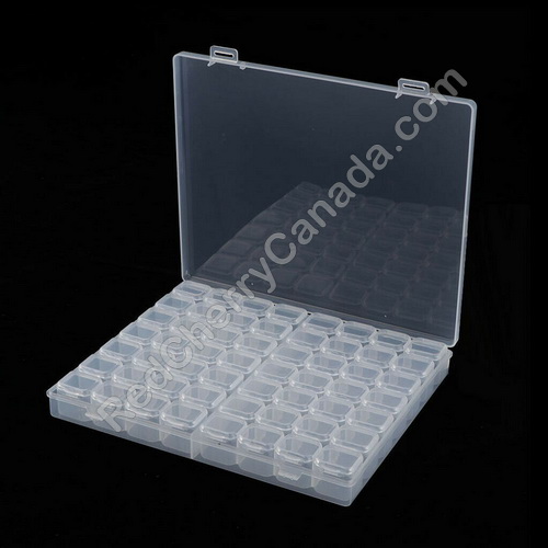 red cherry lashes Pill Box Holder 56 Slots