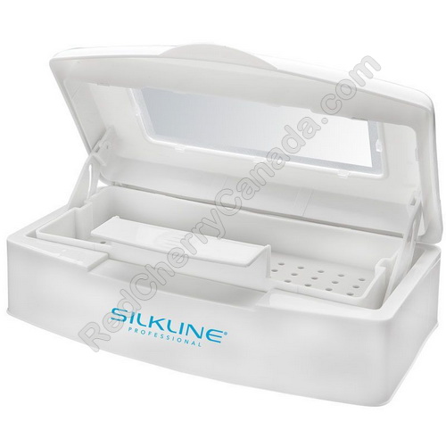 red cherry lashes Silkline Disinfectant Tray