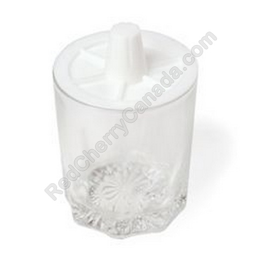 red cherry lashes Sterilizer Jar with Plastic Lid Small