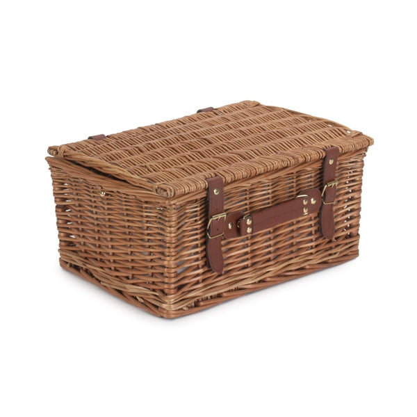 Red Hamper 4 Person Green Tweed Classic Fitted Picnic Basket
