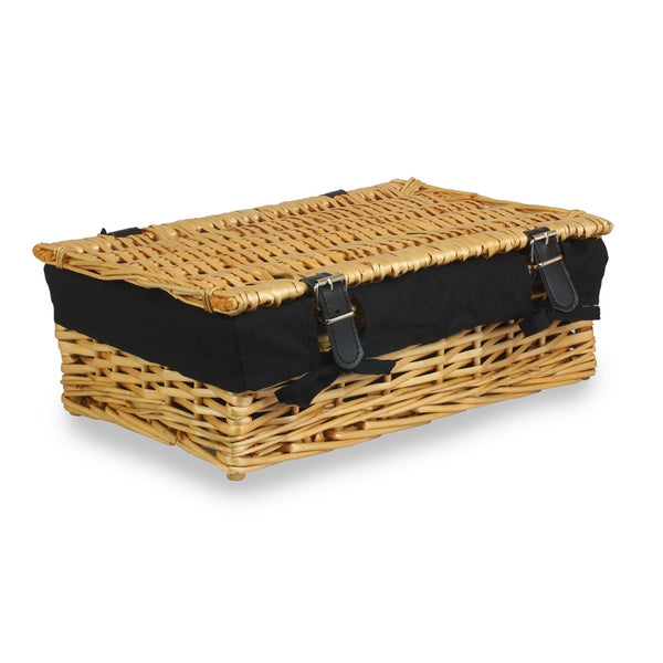 Red Hamper 40cm Split Willow Wicker Rectangular Gift Basket