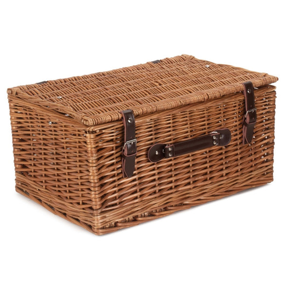 Red Hamper 56cm Double Steamed Wicker Picnic Basket