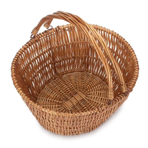 Red Hamper Chatsworth Market Double Steamed Wicker Shopping Basket