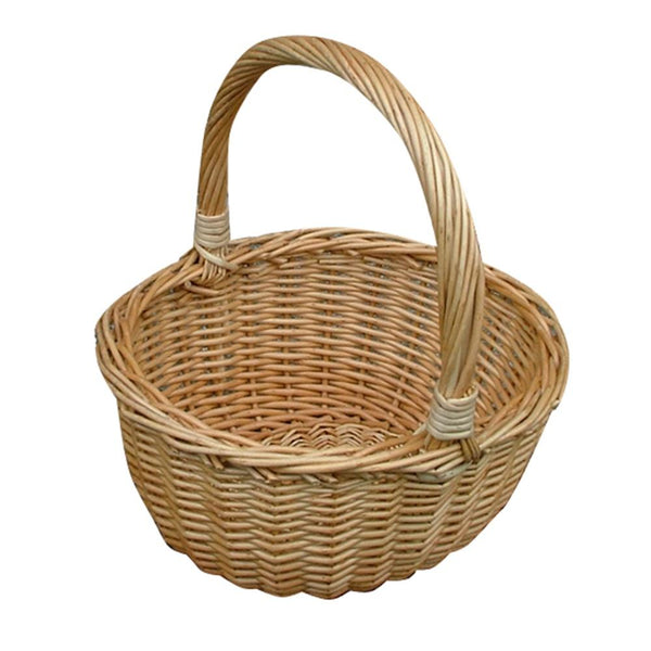 red hamper Childs Buff Hollander Wicker Shopping Basket