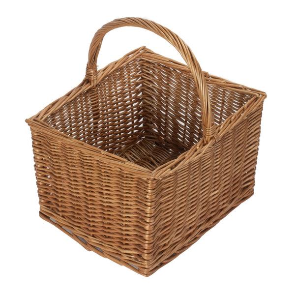 Red Hamper Deluxe Butchers Rectangular Shopping Basket