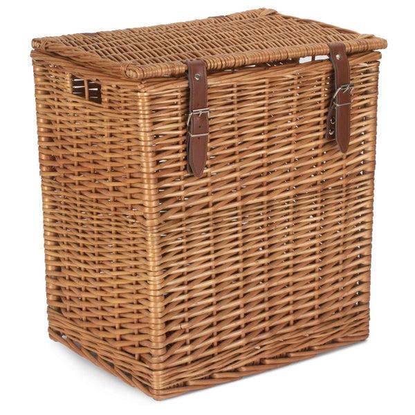 Red Hamper Double Steamed Vintner Storage Wicker Basket