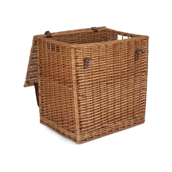 Red Hamper Double Steamed Vintner Storage Wicker Basket