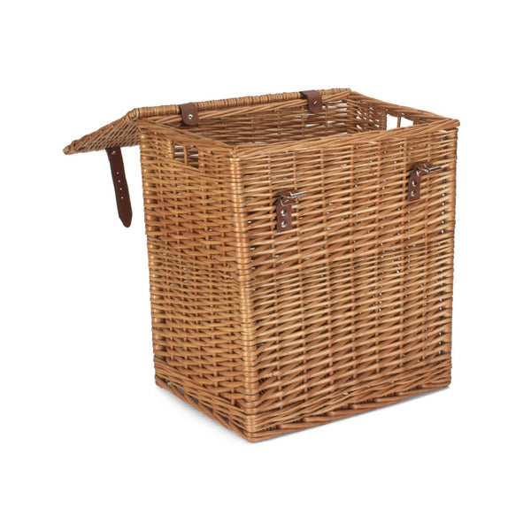 red hamper Double Steamed Vintner Storage Wicker Basket