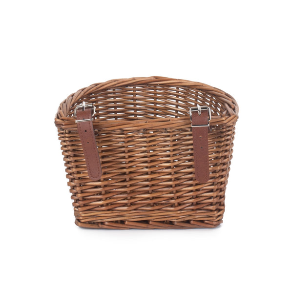 Red Hamper Front Fixing Child Bicycle Wicker Basket