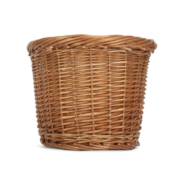 Red Hamper Front Fixing Heritage Oval Wicker Bicycle Basket
