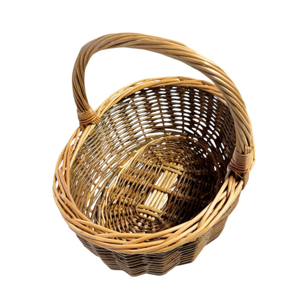 Red Hamper Large Green Willow Hollander Wicker Shopping Basket