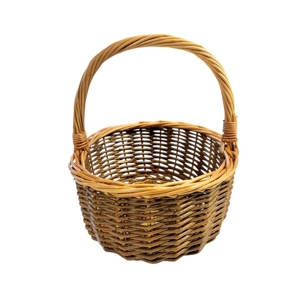 Red Hamper Large Green Willow Hollander Wicker Shopping Basket