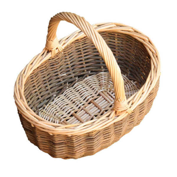 red hamper Mini Green Hollander Wicker Shopping Basket
