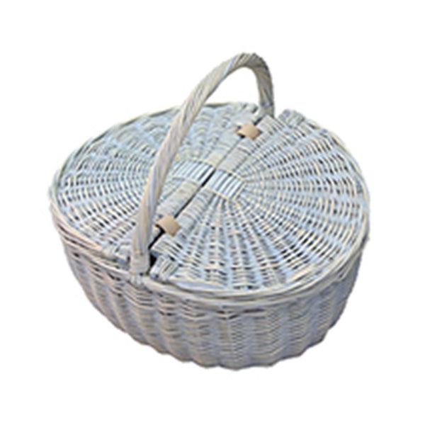 red hamper Provence Double Lidded Empty Picnic Basket