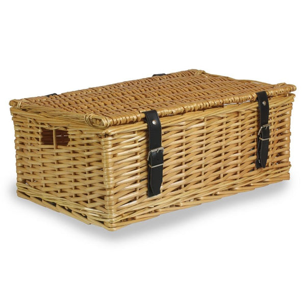 Red Hamper 46cm Large Wicker Packaging Basket