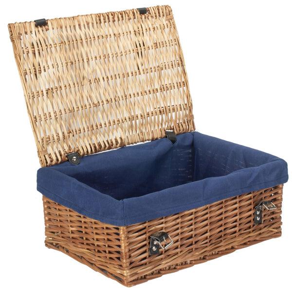 red hamper 46cm Large Wicker Packaging Basket