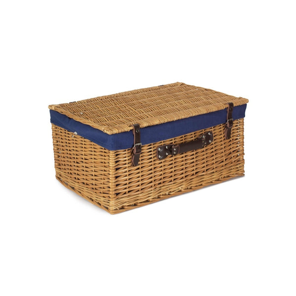 Red Hamper 62cm Buff Willow Wicker Picnic Basket