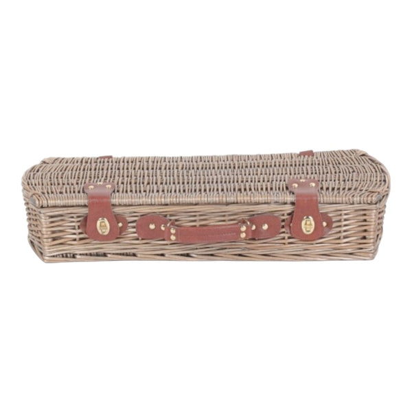Red Hamper Barbeque Tool Basket Set