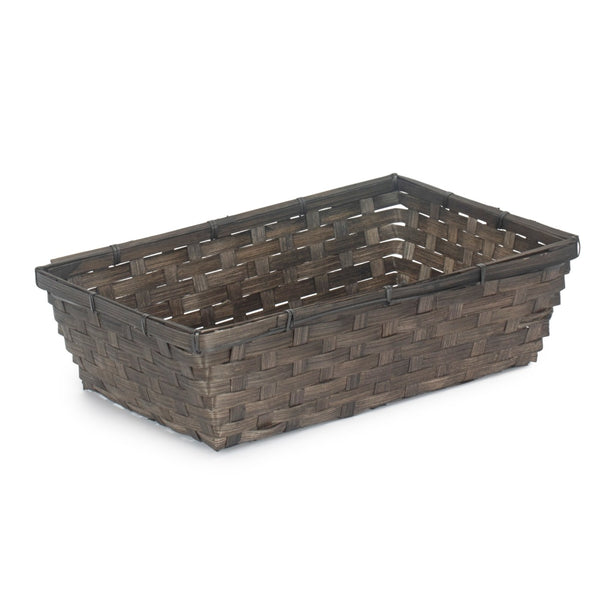 red hamper Black Painted Bamboo Serving Tray