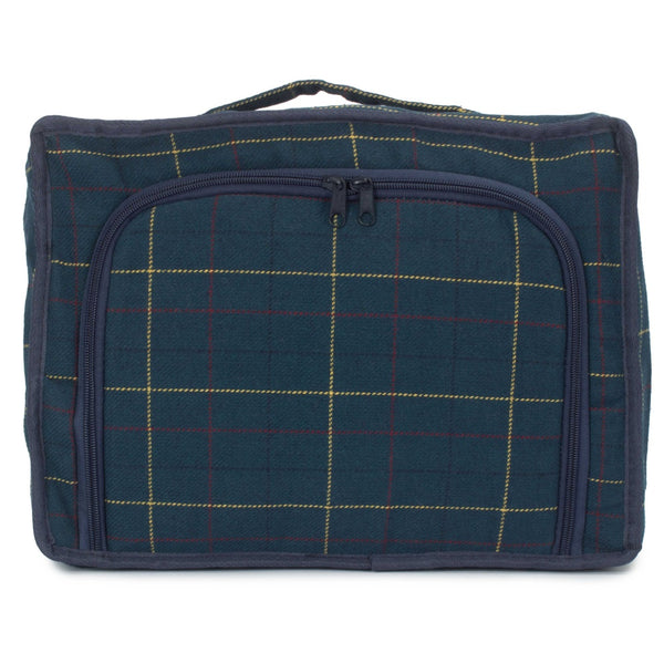 Red Hamper Blue Tweed Insulated Cooler Picnic Bag