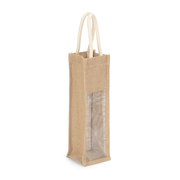 red hamper Bottle Jute Bag