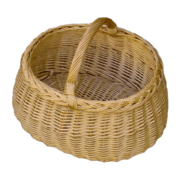 red hamper Deluxe Car Wicker Shopping Basket